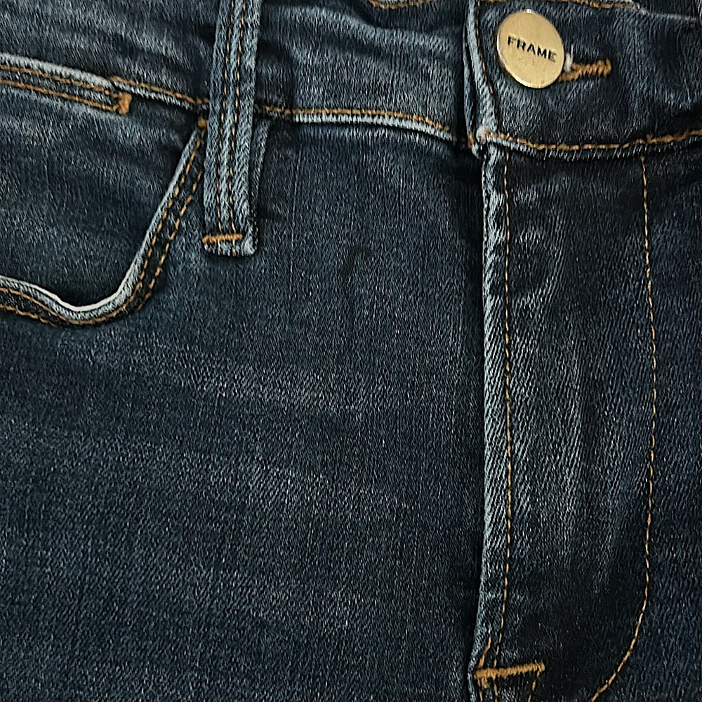 Frame Denim Le High Skinny Harvard Wash Denim Jeans Pants **Size 25** 🦋🦋 - Picture 7 of 7